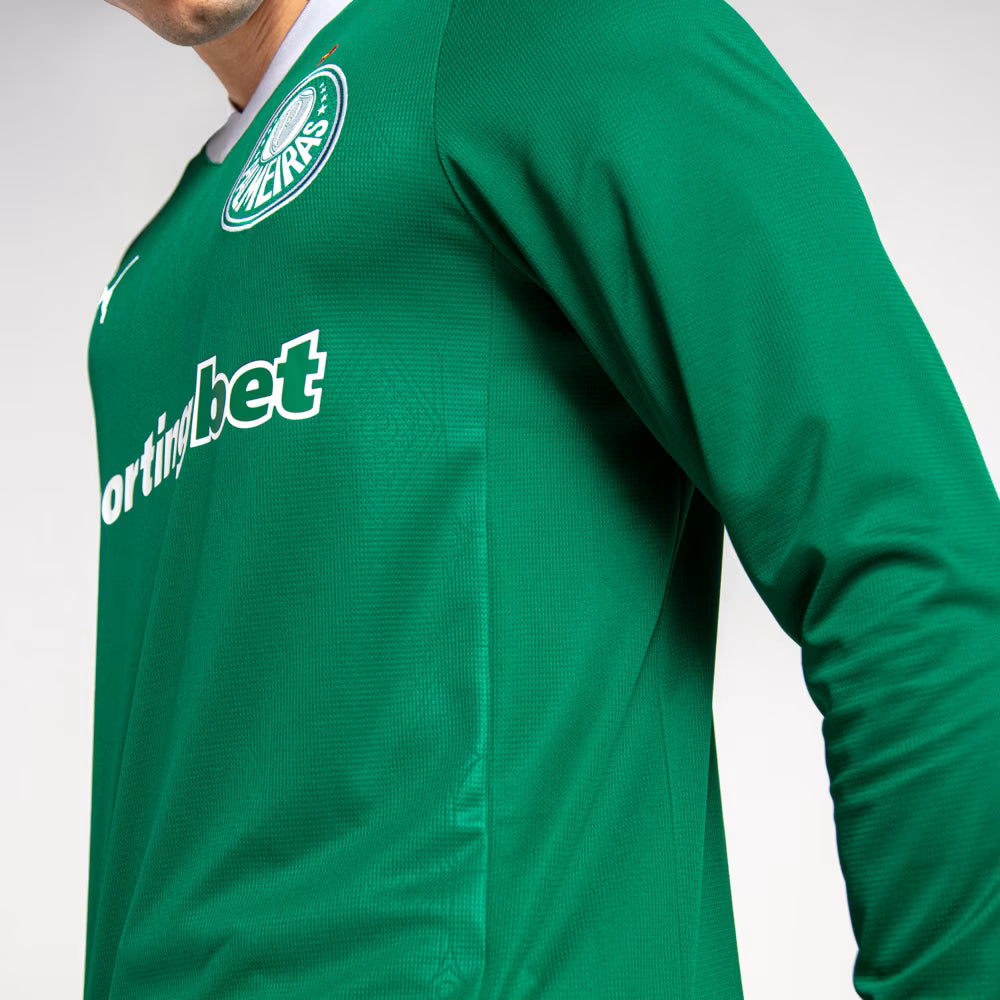 Camisa Palmeiras Manga Longa HOME Torcedor 2025