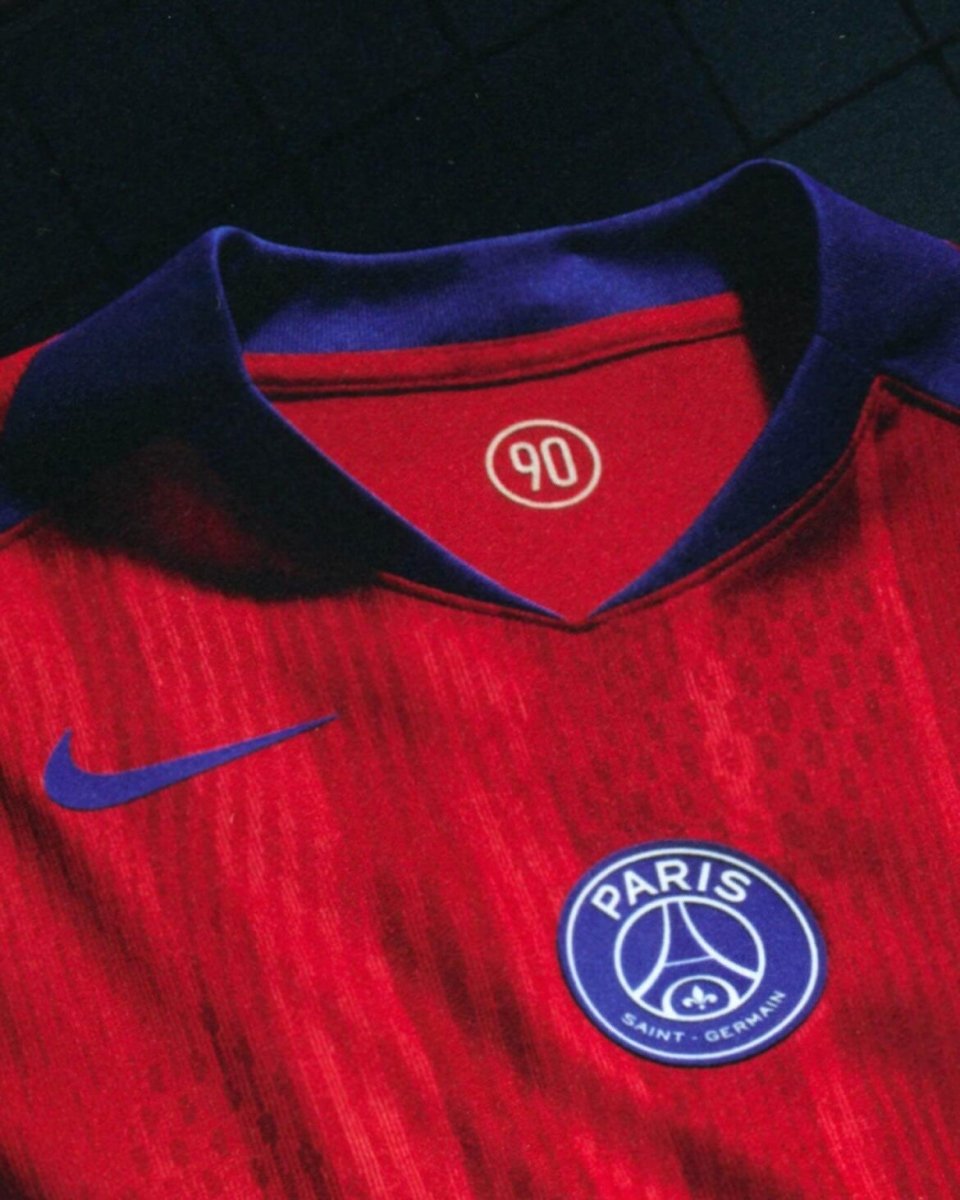 [PRÉ - VENDA] Camisa do Paris saint germain 2025/26 II Vermelha Jogador - DA Sports Oficial