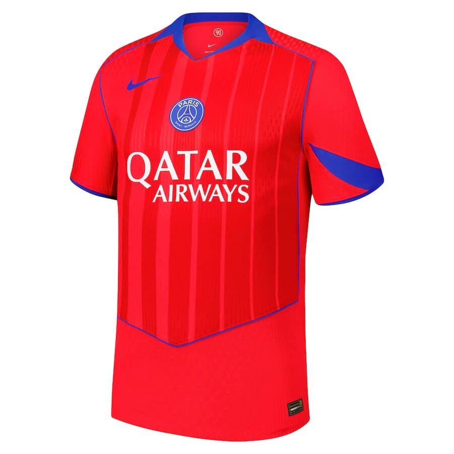 [PRÉ - VENDA] Camisa do Paris saint germain 2025/26 II Vermelha Jogador - DA Sports Oficial