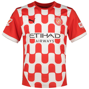 Camisa Girona I 24/25  Puma - Vermlha e Branco