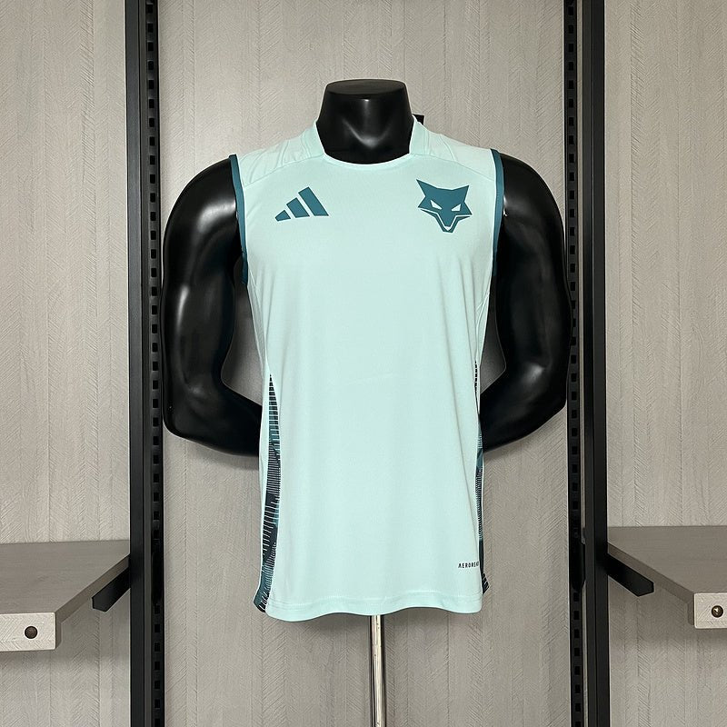 Regata Cruzeiro 25/26 Treino Adidas Masculina - Azul Turquesa - DA Sports Oficial