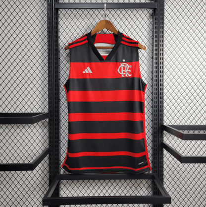Regata do Flamengo I 24/25 s/n° Torcedor Adidas Masculina - Vermelho+Preto - DA Sports Oficial