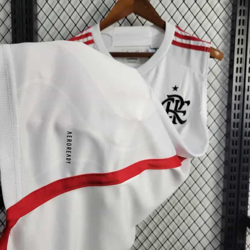 Regata Flamengo II 24/25 s/n° Torcedor Adidas Masculina - Branco - DA Sports Oficial