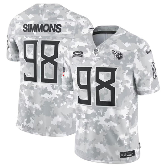 Camisa NFL Tennessee Titans Vapor F.U.S.E. Limited Jersey Salute To Service