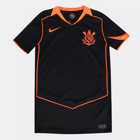 Kit Infantil Nike Total 90 Corinthians III 2025 Preto e Laranja