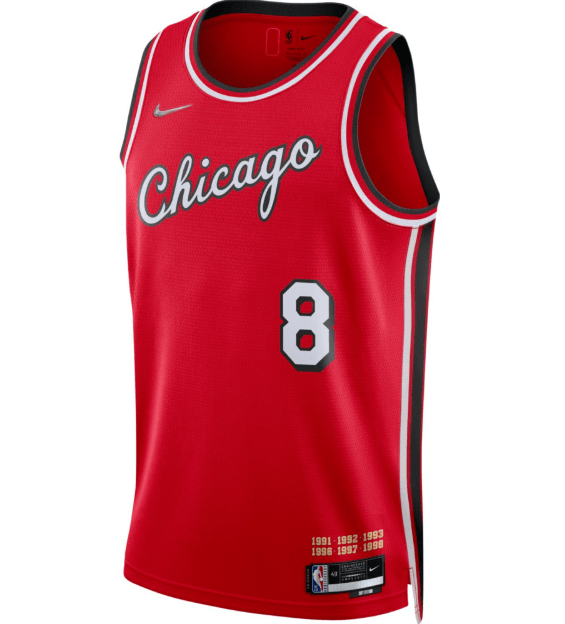 Regata NBA Chicago Bulls City Edition Diamante 75th Masculina