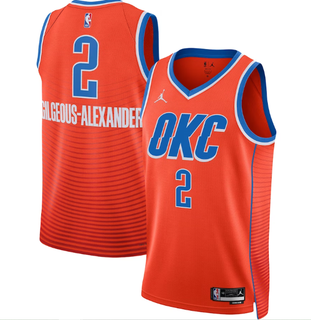 Regata NBA Oklahoma City Thunder Statement Edition Masculina