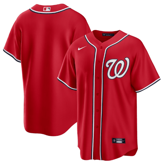 Camisa MLB Washington Nationals Vermelha Torcedor