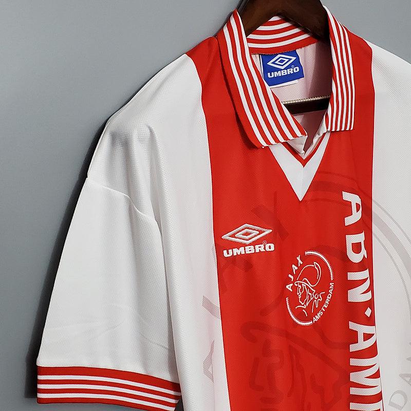 Camisa Ajax Retrô 1995/1996 Vermelha e Branca - Umbro – DA Sports