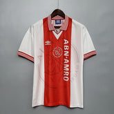 Camisa Ajax Retrô 1995/1996 Vermelha e Branca - Umbro - DA Sports Oficial