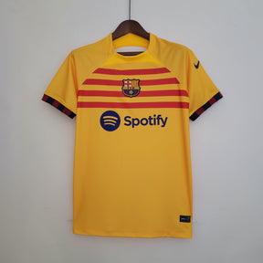 Camisa Barcelona Fourth 23/24 s/n° Jogador Masculino - Amarelo - DA Sports Oficial