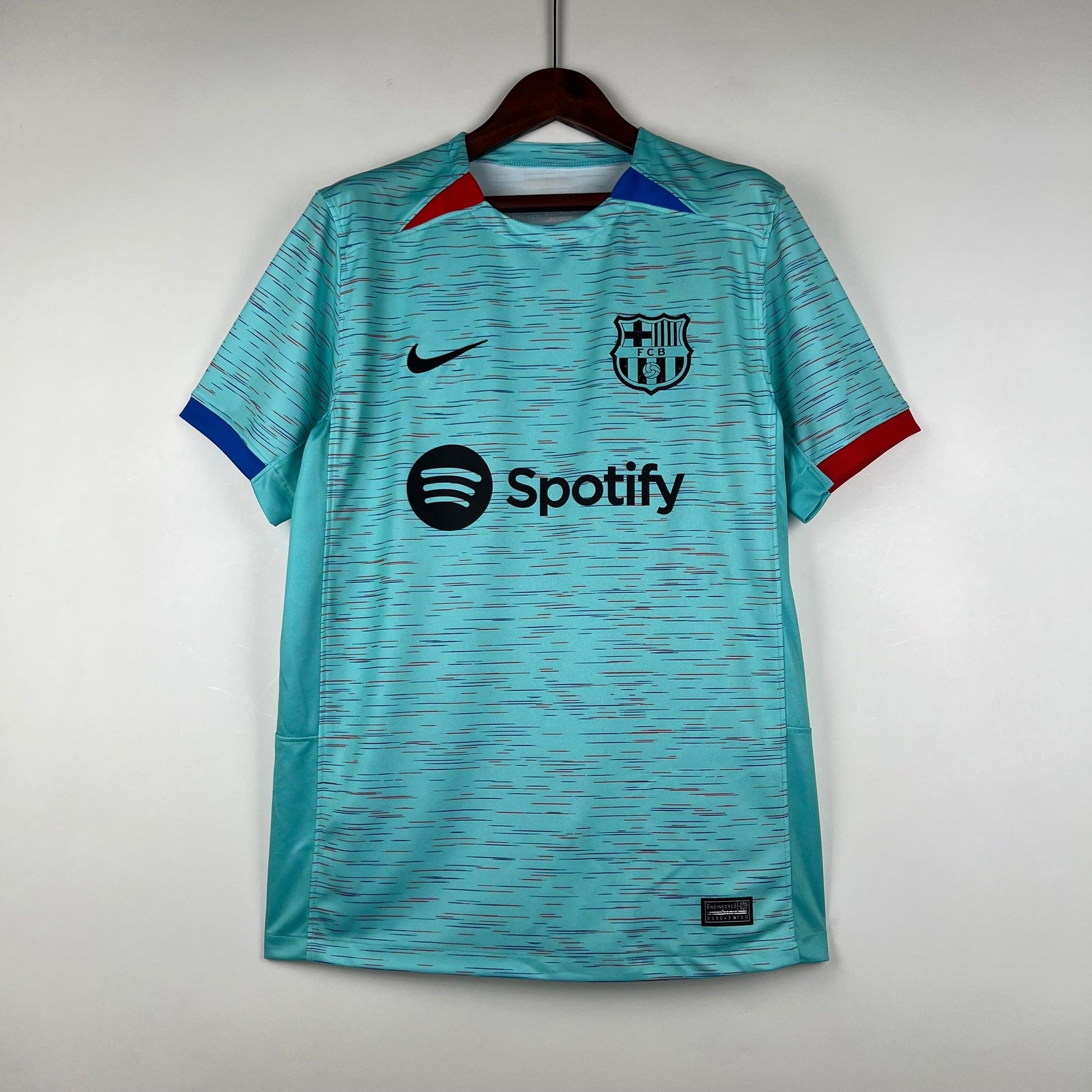 Camisa Barcelona Third 23/24 s/n° Torcedor Masculino - Azul Claro - DA Sports Oficial