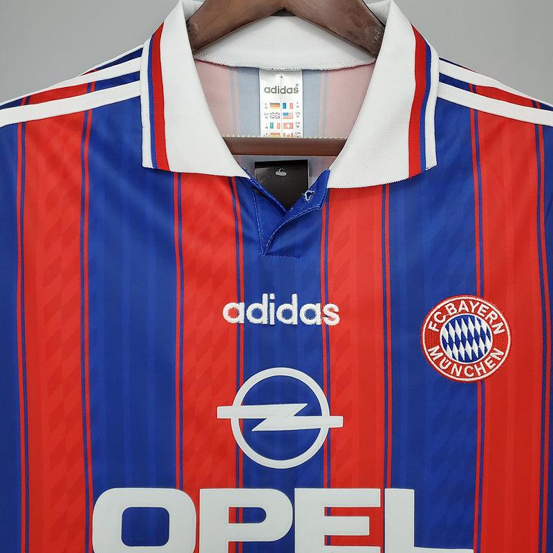 Camisa Bayern de Munique Retrô 1995/1997 Azul e Vermelha - – DA