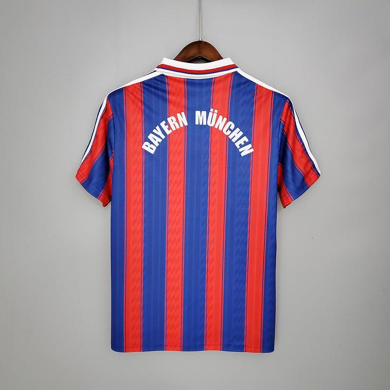 Camisa Bayern de Munique Retrô 1995/1997 Azul e Vermelha - – DA