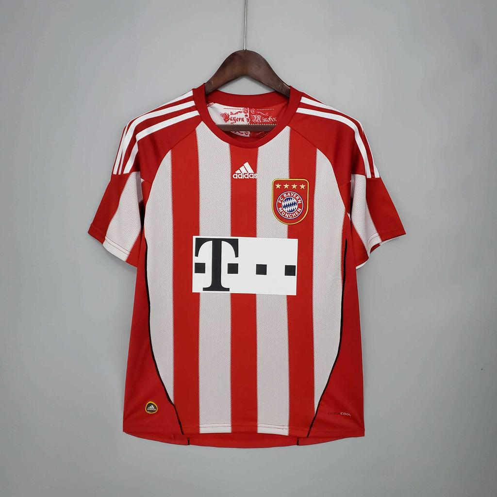 Bayern München  シャツ 2010-2011 Camisa Bayern de Munique Retrô 2010/2011 Vermelha e Branca – DA