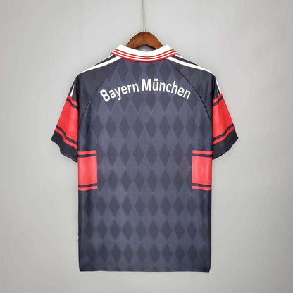 Camisa Bayern Retrô 1997/1999 Preta e Vermelha - Adidas - DA Sports Oficial