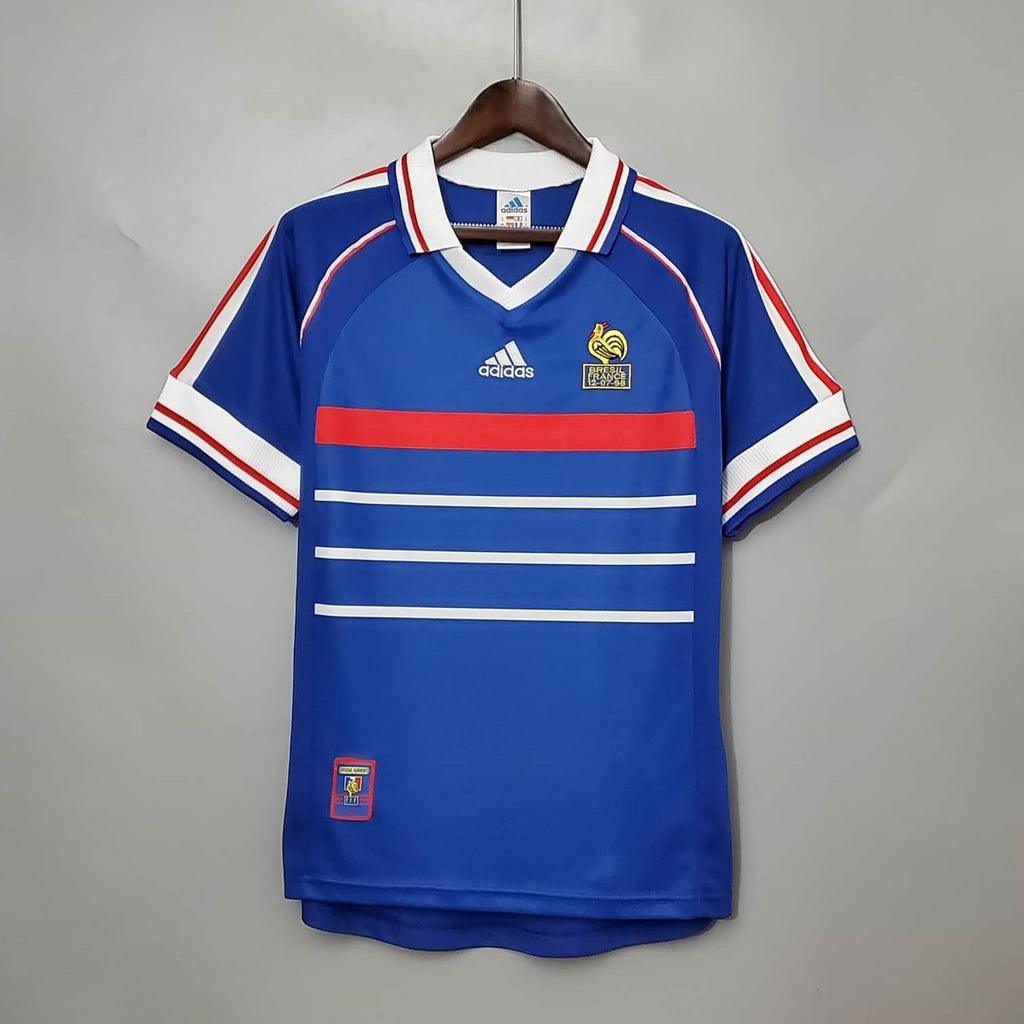 Camisa França Retrô 1998 Azul - Adidas - DA Sports Oficial