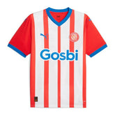 Camisa Girona Home 23/24 s/n° Torcedor Masculina - Vermelho e Branco - DA Sports Oficial