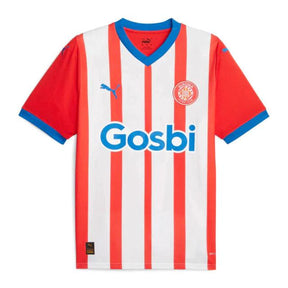 Camisa Girona Home 23/24 s/n° Torcedor Masculina - Vermelho e Branco - DA Sports Oficial