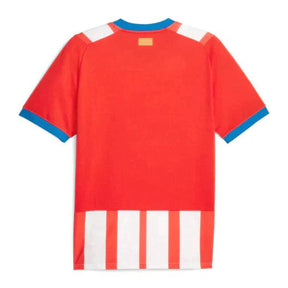 Camisa Girona Home 23/24 s/n° Torcedor Masculina - Vermelho e Branco - DA Sports Oficial