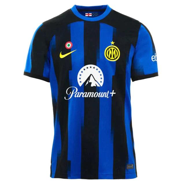 Camisa Inter de Milão Home 23/24 s/n° Torcedor Masculina - Azul e Preto - DA Sports Oficial