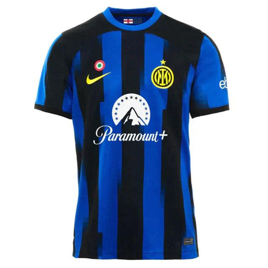 Camisa Inter de Milão Home 23/24 s/n° Torcedor Masculina - Azul e Preto - DA Sports Oficial
