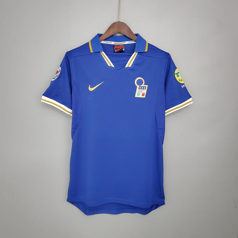 Camisa Itália Retrô 1996 Azul - Nike - DA Sports Oficial