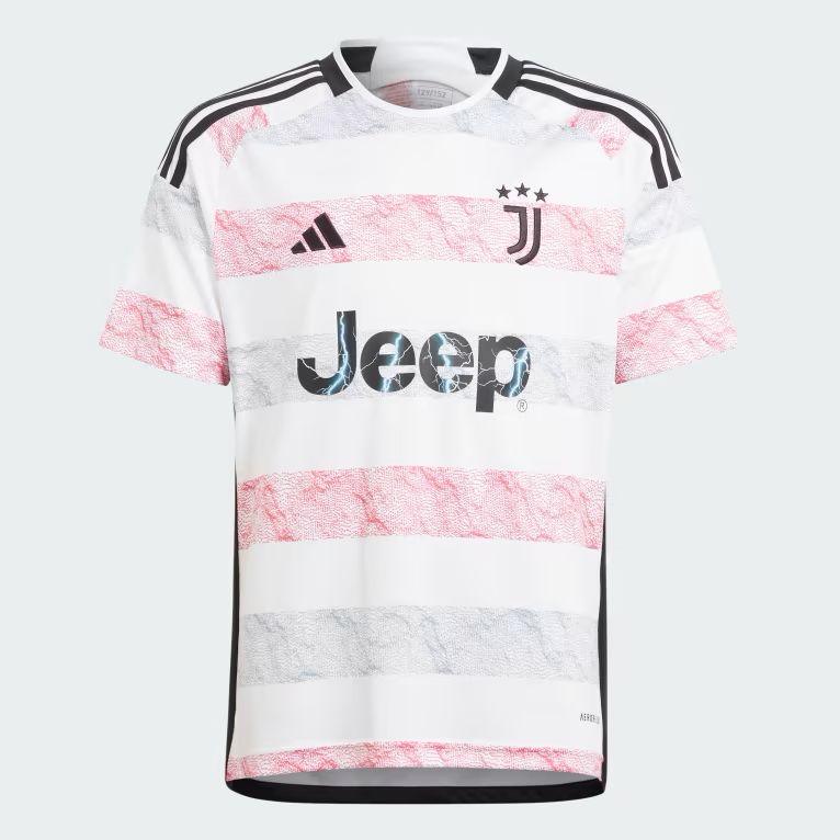 Camisa Juventus II 23/24 Adidas - Branca e Rosa - DA Sports Oficial