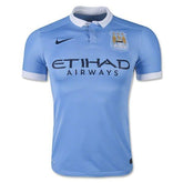 Camisa Manchester City I 15/16 Nike - Azul - DA Sports Oficial