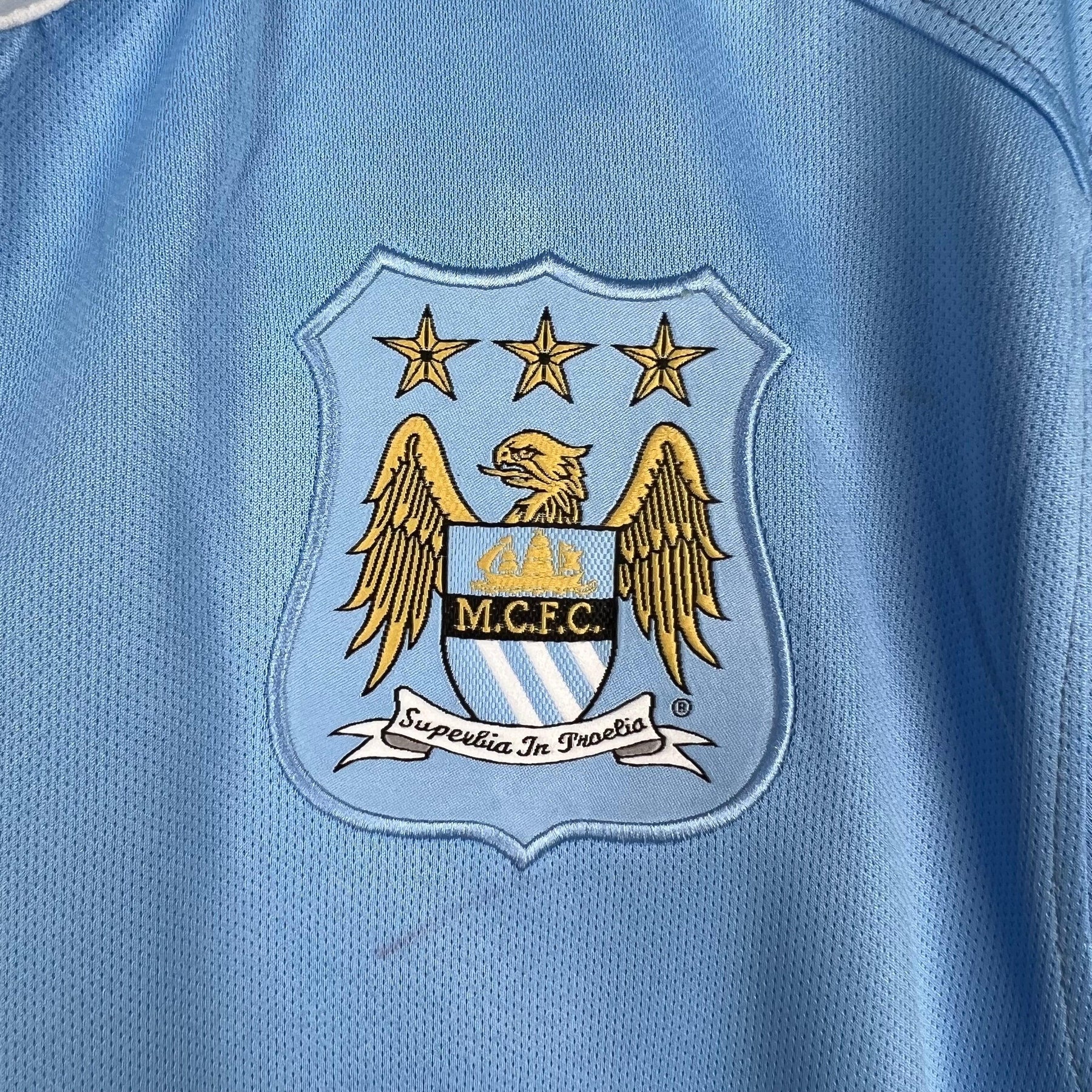 Camisa Manchester City I 15/16 Nike - Azul - DA Sports Oficial