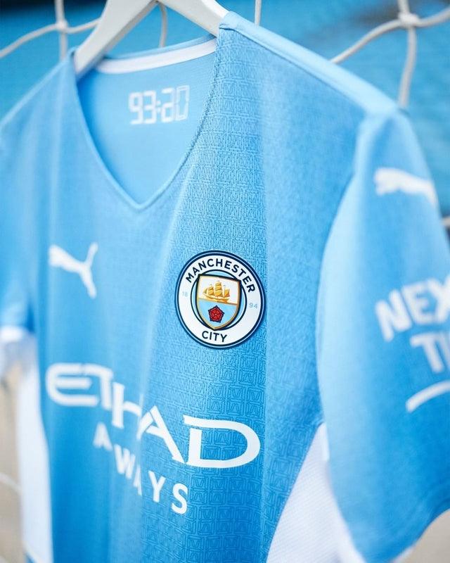 Camisa Manchester City I 21/22 Puma - Azul - DA Sports Oficial