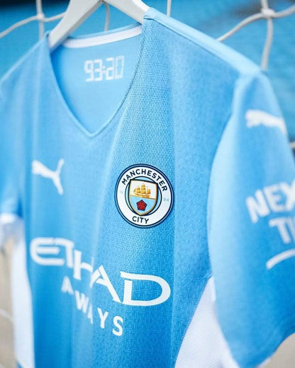 Camisa Manchester City I 21/22 Puma - Azul - DA Sports Oficial