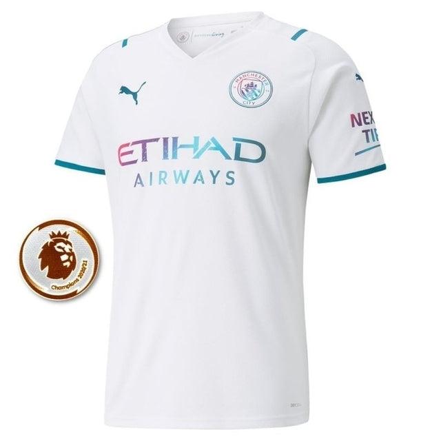 Camisa Manchester City II [Premier League] 21/22 Puma - Branco - DA Sports Oficial