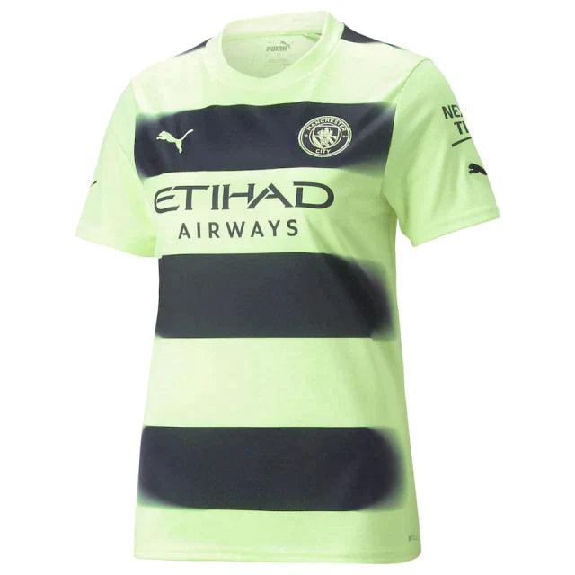 Camisa Manchester City Third 22/23 s/n° Torcedor Masculino - Verde - DA Sports Oficial