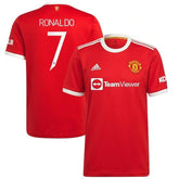 Camisa Manchester United I 21/22 Adidas - Vermelho - Ronaldo 7 - DA Sports Oficial