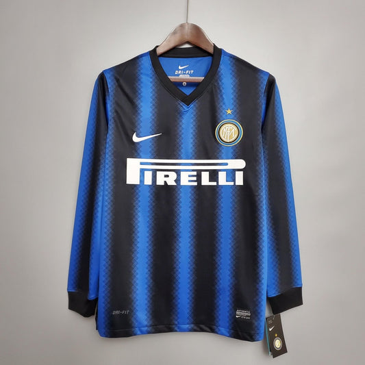 Camisa Manga Longa Inter de Milão I 10/11 Nike - Azul e Preto - DA Sports Oficial