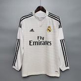 Camisa Manga Longa Real Madrid 14/15 Adidas - Branco - DA Sports Oficial