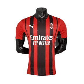 Camisa Milan 21/22 - Vermelha e Preta - Puma - Masculino Jogador - DA Sports Oficial