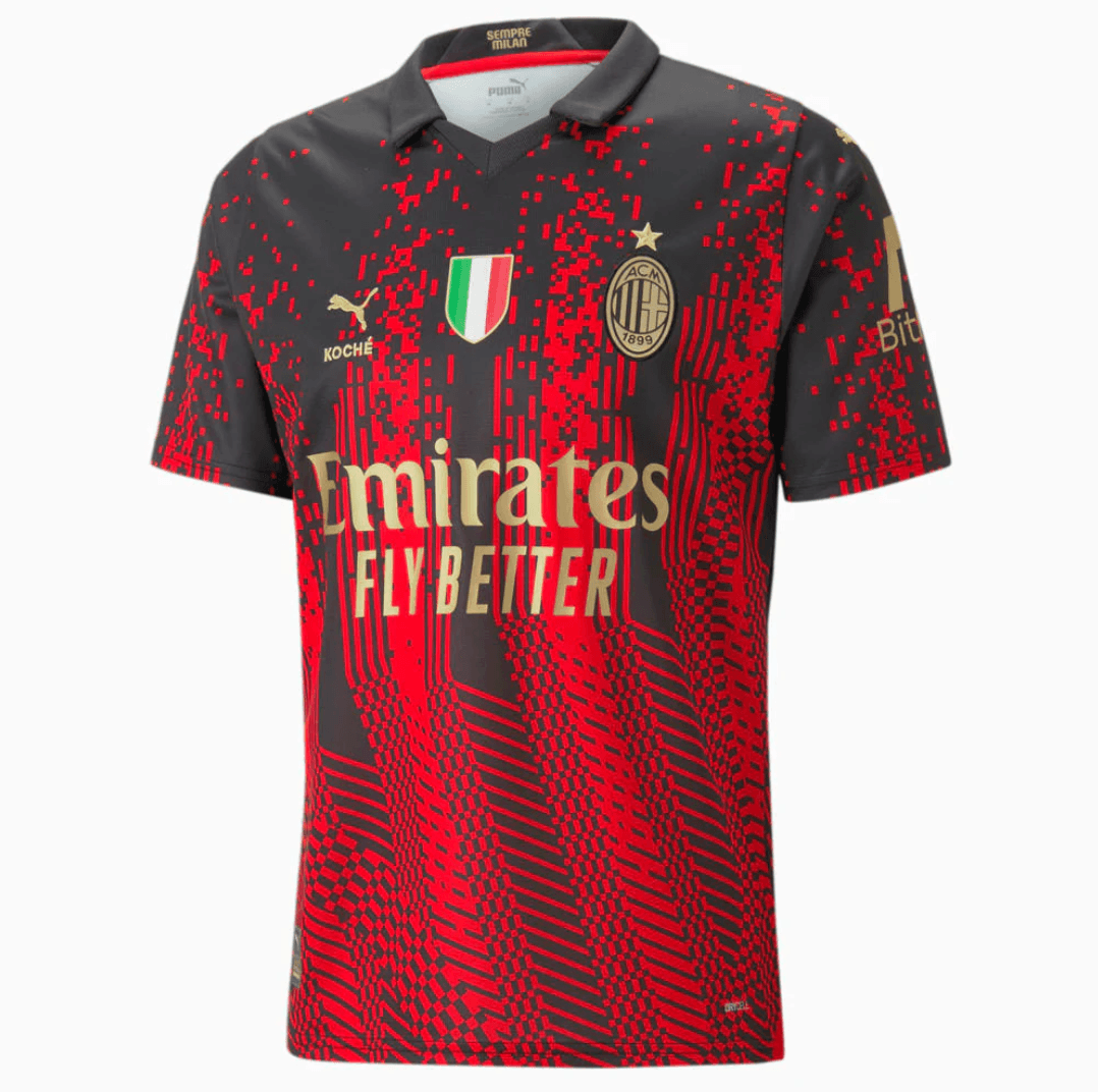 Camisa Milan 23/24 Puma x Koeche - Vermelha - DA Sports Oficial