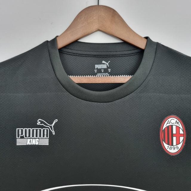 Camisa Milan Heritage 21/22 Puma King - Preto - DA Sports Oficial