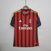Camisa Milan Retrô 2013/2014 Vermelha e Preta - Adidas - DA Sports Oficial