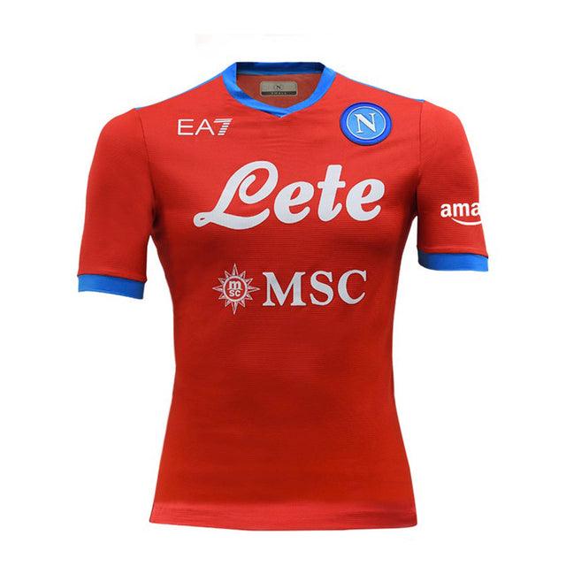 Camisa Napoli IV 21/22 EA7 - Vermelho - DA Sports Oficial