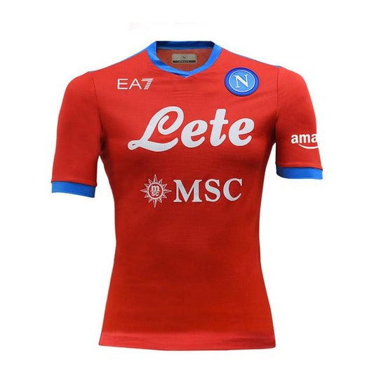 Camisa Napoli IV 21/22 EA7 - Vermelho - DA Sports Oficial