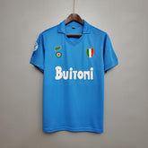 Camisa Napoli Retrô 1987/1988 Azul - DA Sports Oficial