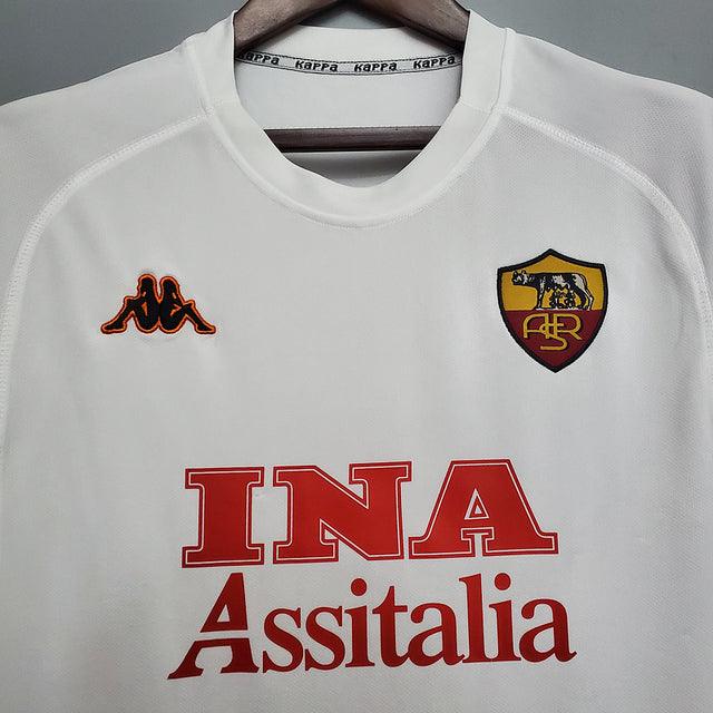 Camisa Roma Retrô 2000/2001 Branca - Kappa - DA Sports Oficial