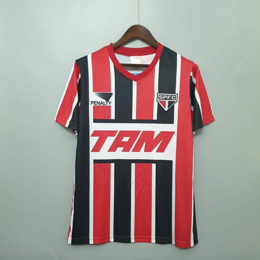 Camisa São Paulo Retrô 1993 Vermelha e Preta - Penalty - DA Sports Oficial