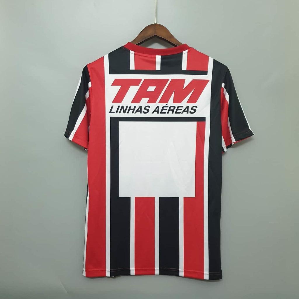 Camisa São Paulo Retrô 1993 Vermelha e Preta - Penalty - DA Sports Oficial
