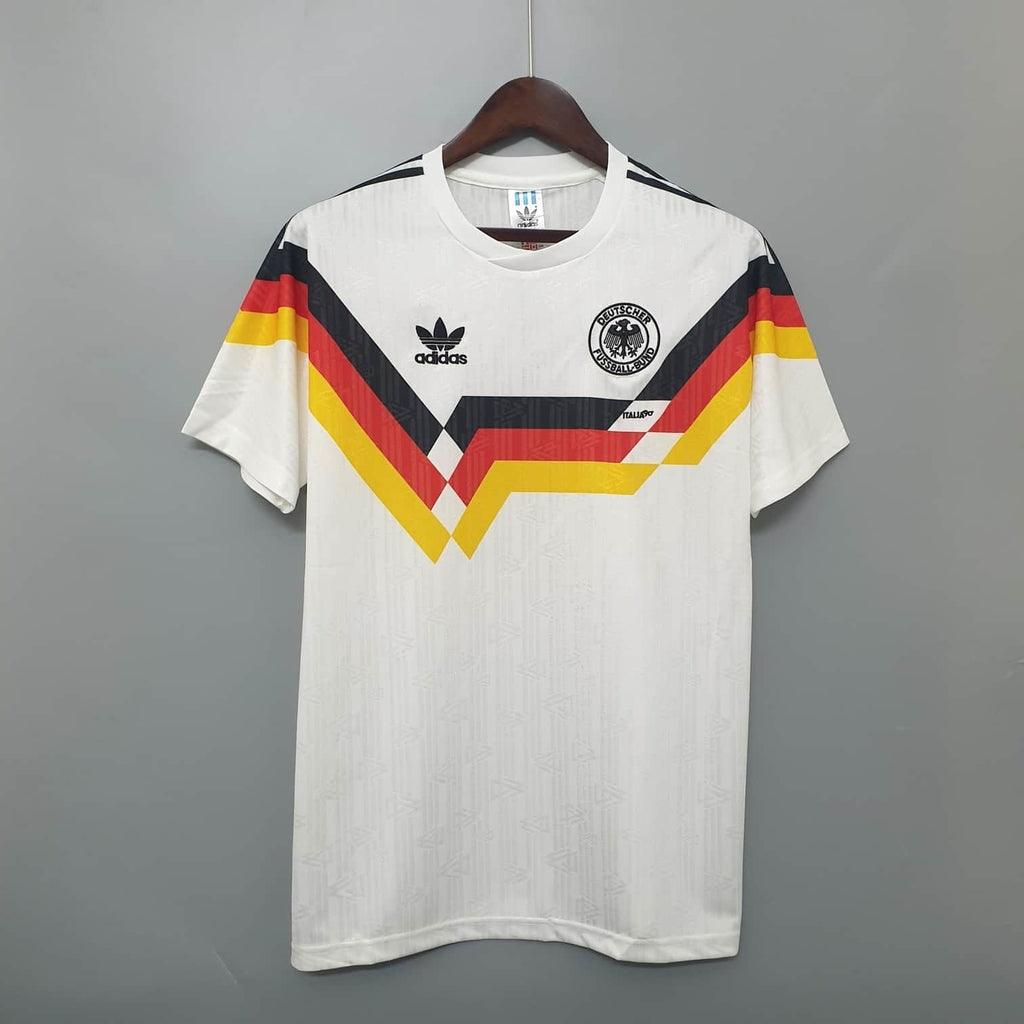 Camisa Seleção Alemanha Retrô 1990 Branca - Adidas - DA Sports Oficial