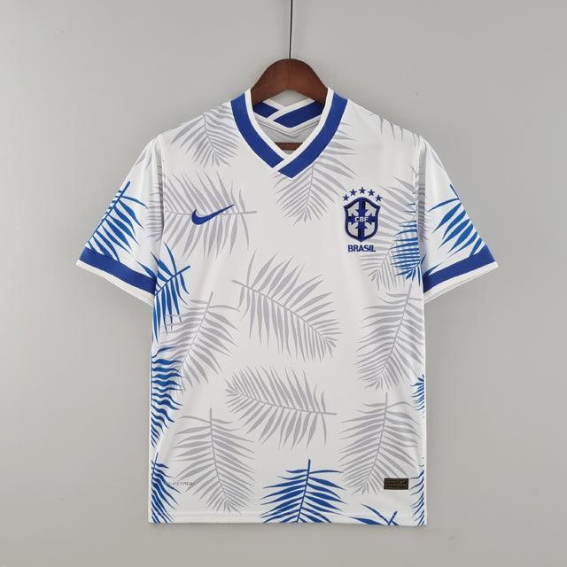 Camisa Seleção Brasil Fourth 2022 Nike - Branco - Conceito Floresta Amazônica - DA Sports Oficial
