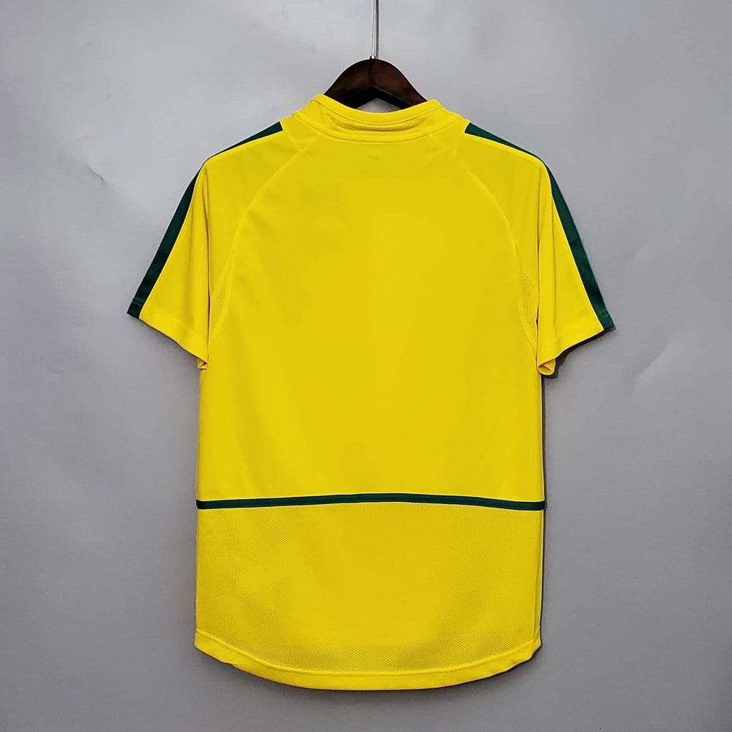 Camisa Seleção Brasileira Retrô 2002 Amarela - Nike - DA Sports Oficial